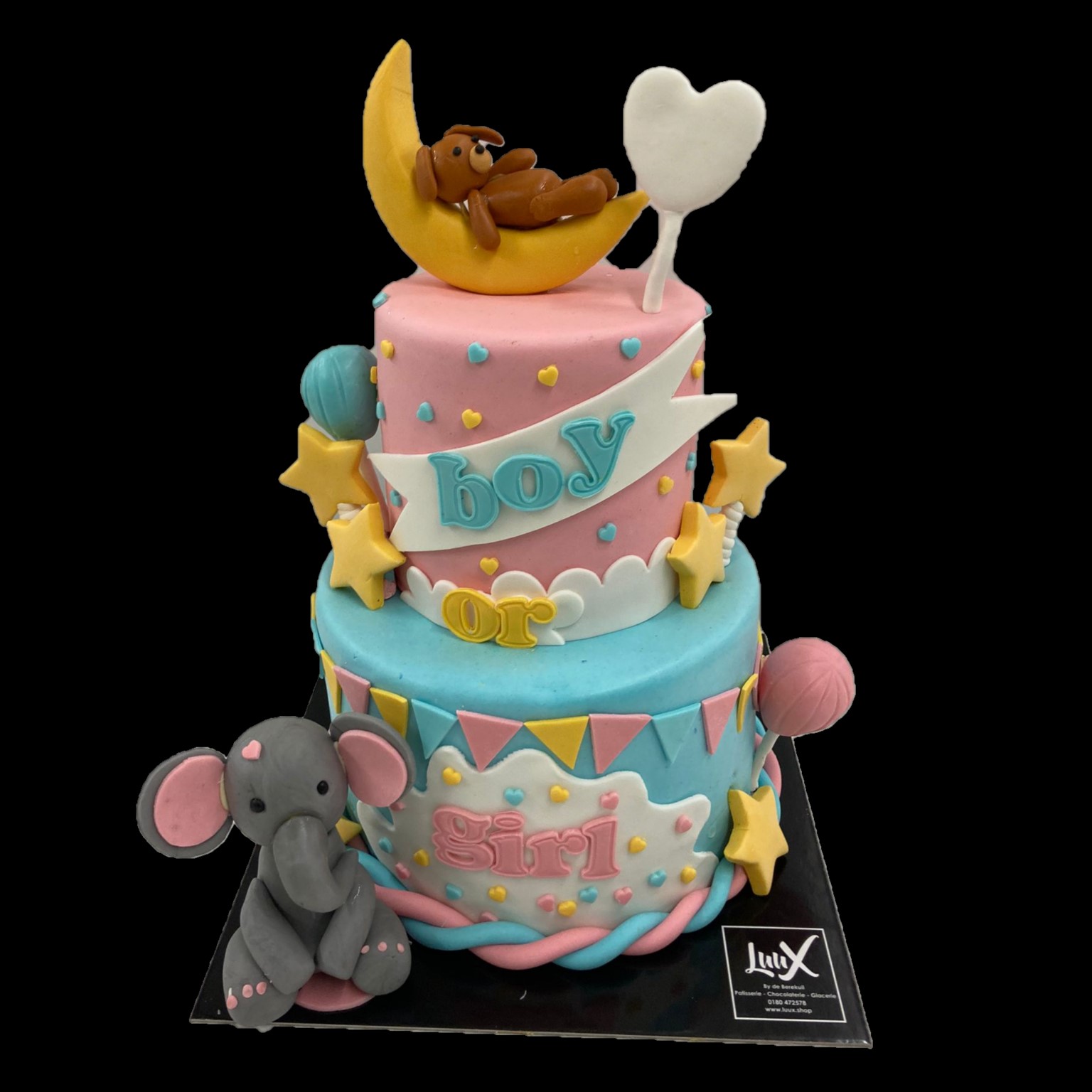 Babyshower- en geboorte taarten naar eigen idee