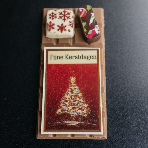 Bonbonreep met kerstwens