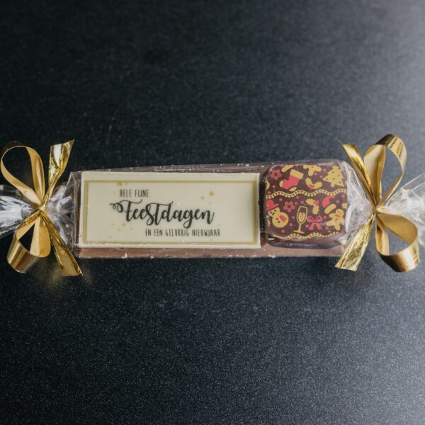 Bonbonreepje met kerstwens