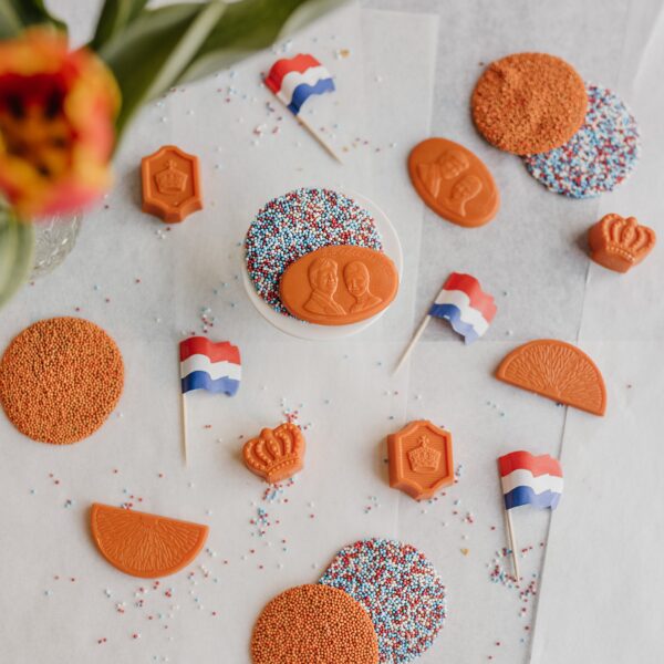 Koningsdag oranje chocolade
