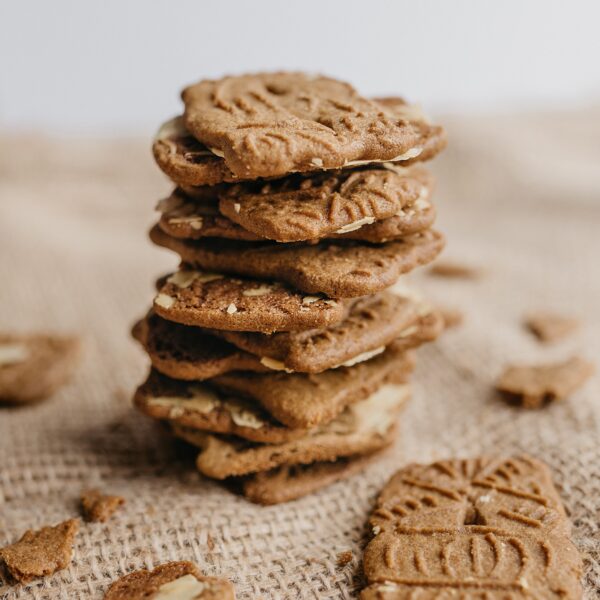 Speculaasjes met en zonder amandelen