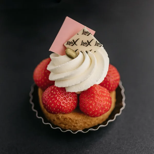 Gebakje aardbeienslof