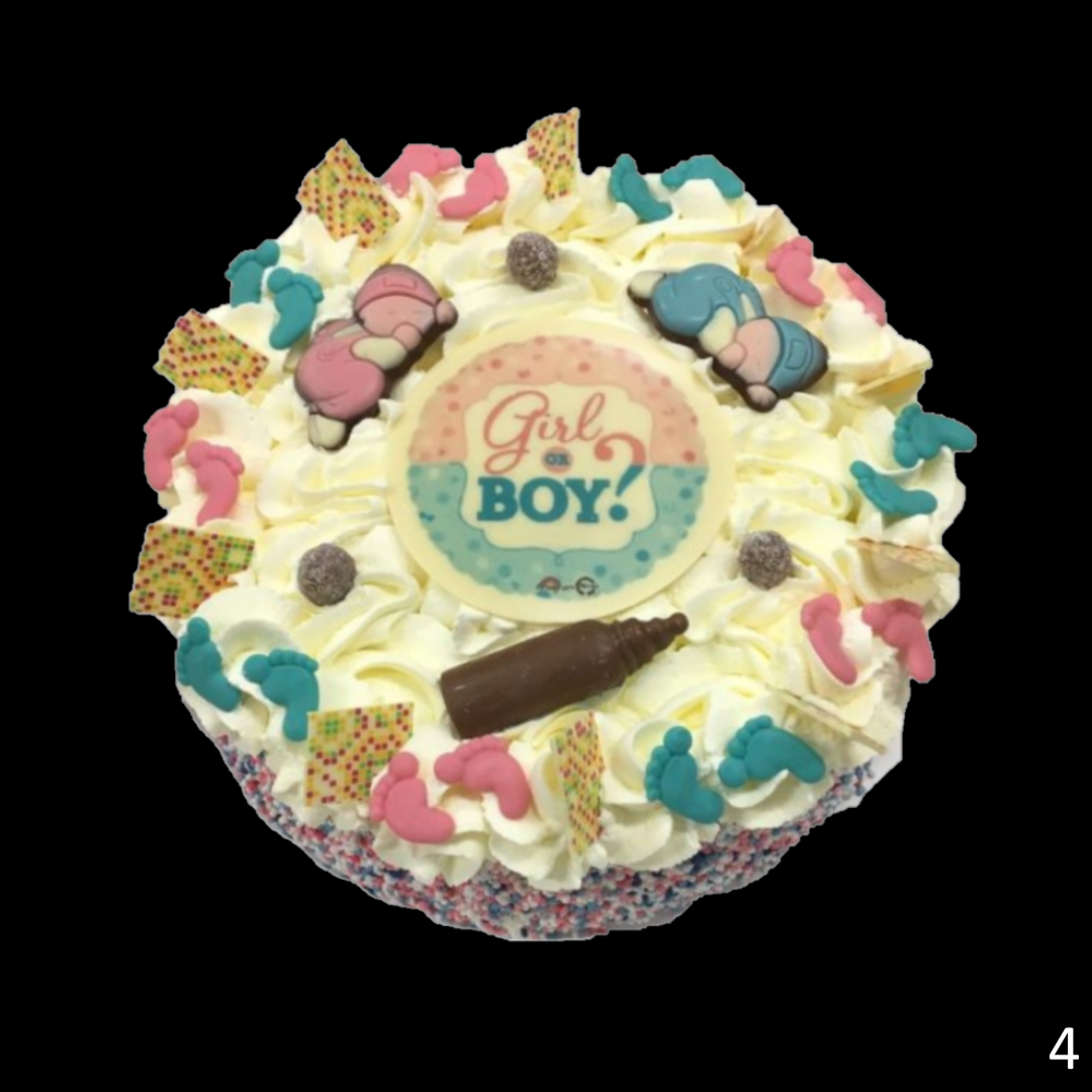 Babyshower- en geboorte taarten naar eigen idee - Afbeelding 4