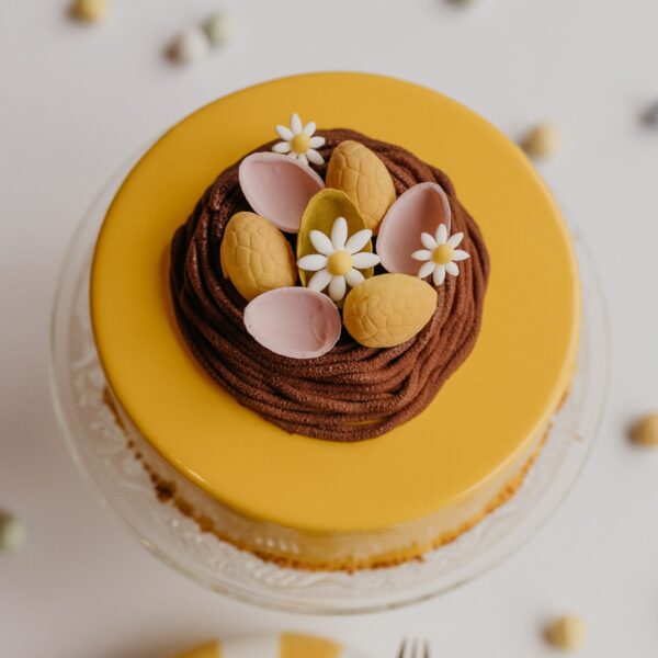 Patisserie taartje voor Pasen