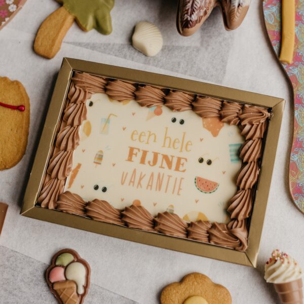 Fijne vakantie in vensterdoos